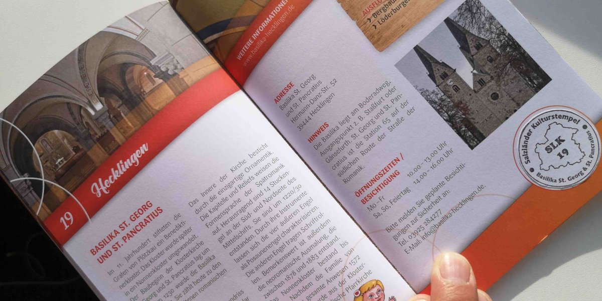 Salzländer Kulturstempel #19 Hecklingen und #15&nbsp;Abenteuerland