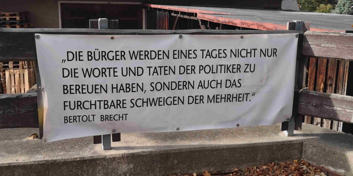 Bertolt Brecht – Schildersonntag&nbsp;#31